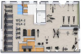 Plano de construção de ginásio de estrutura de aço profissional para fitness