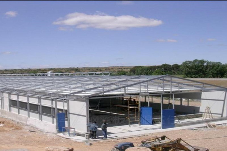 casa de aves de capoeira.