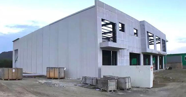 parede externa do cimento