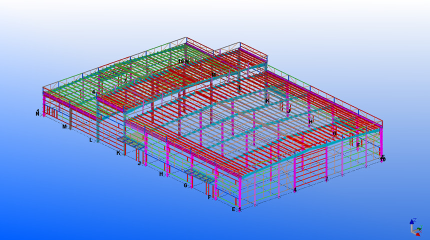 Edif&iacute;cio da estrutura de a&ccedil;o