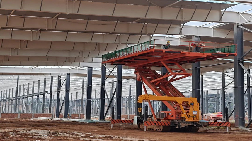 Painel superior do telhado