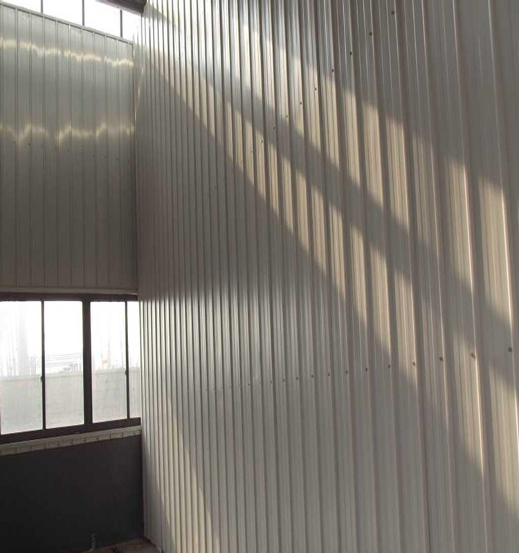 folha de a&ccedil;o de parede