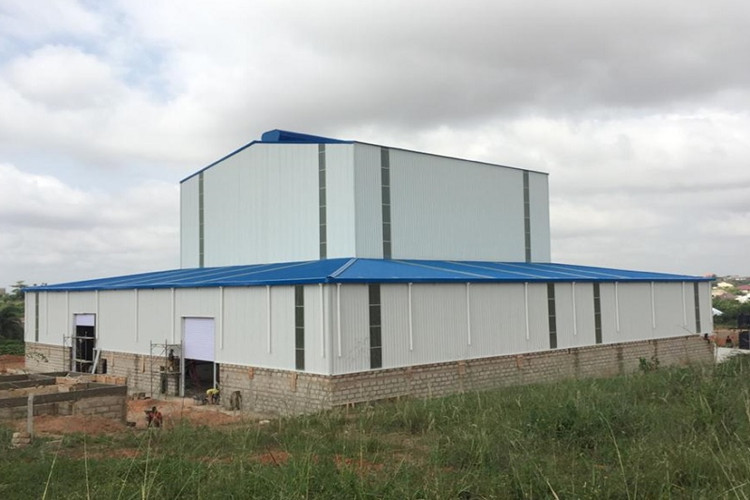 Workshop de estrutura de a&ccedil;o pr&eacute;-fabricado de Gana