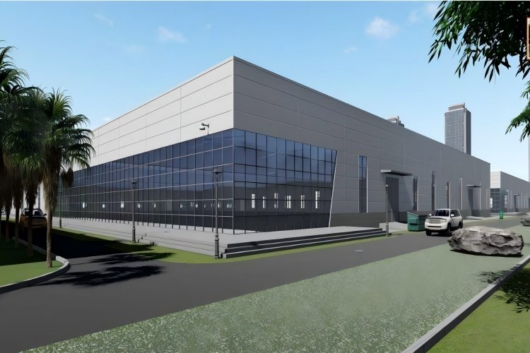 Construção de edifício de fábrica industrial de estrutura de aço