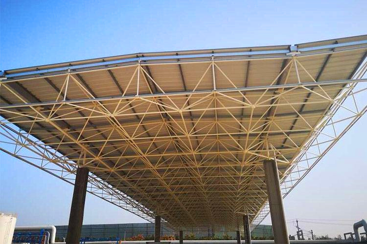 Construção da estrutura da estrutura da truss de treliça de aço Construção de quadros