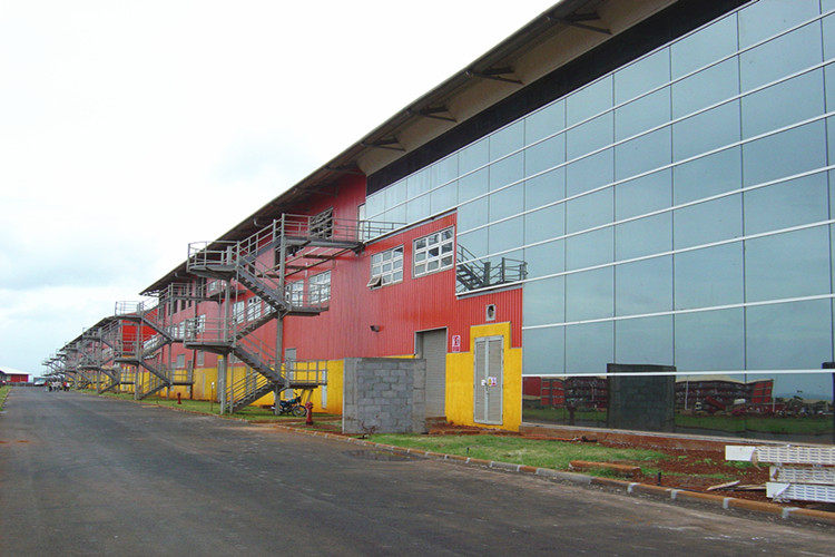 parede de cortina de vidro