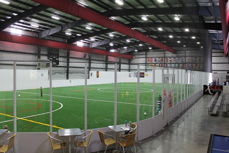 Edif&iacute;cio de futebol interno