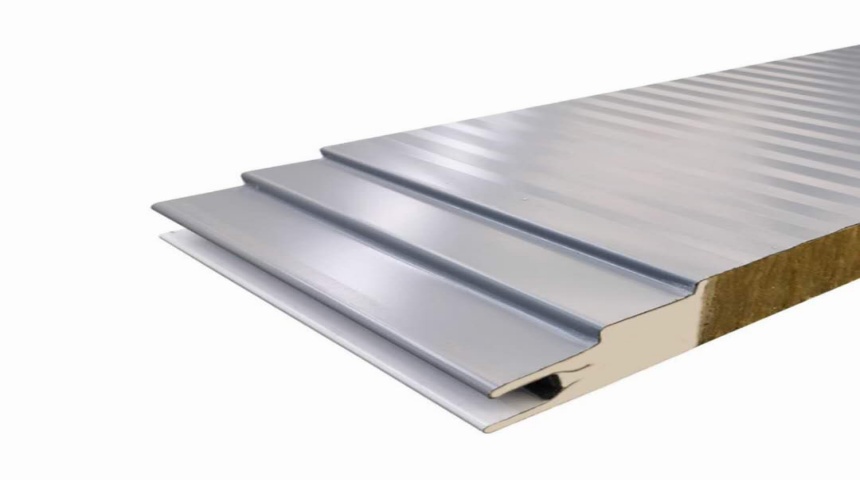 Painel de sandu&iacute;che de metal