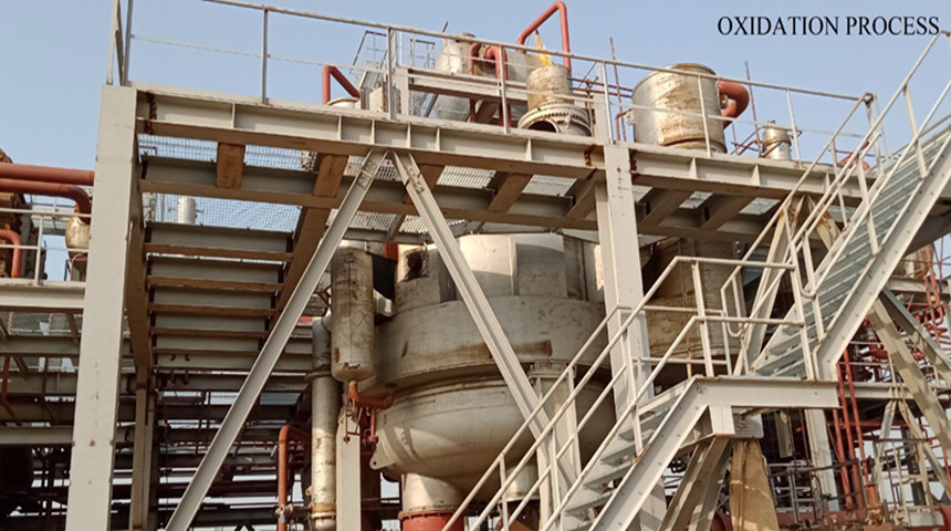 Plataforma de processo de oxida&ccedil;&atilde;o