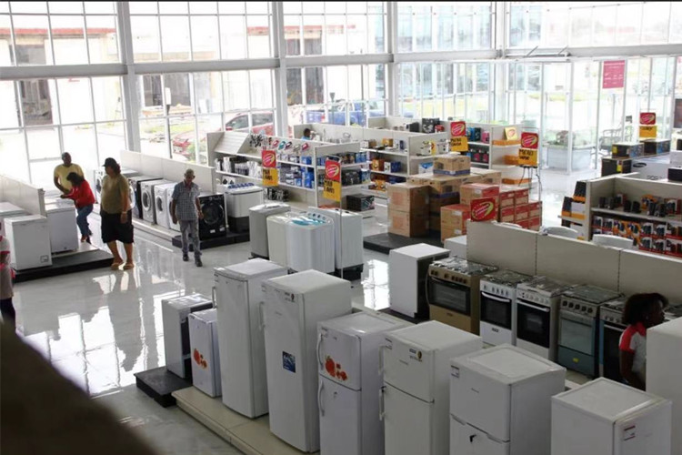 Edifício da loja de supermercados com estrutura de estrutura de aço