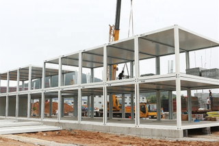 Casa Contêiner Pré-fabricada em Estrutura de Aço