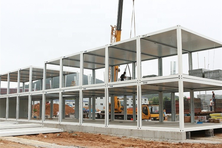 Casa Contêiner Pré-fabricada em Estrutura de Aço