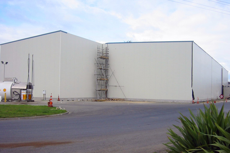 Estrutura de aço de armazém de quarto frio para armazenamento de alimentos