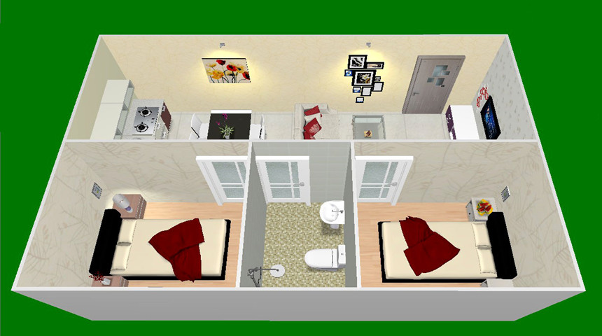 layout da casa