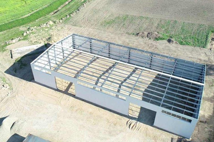 Armazém de estrutura de aço pré-fabricada para centro de logística