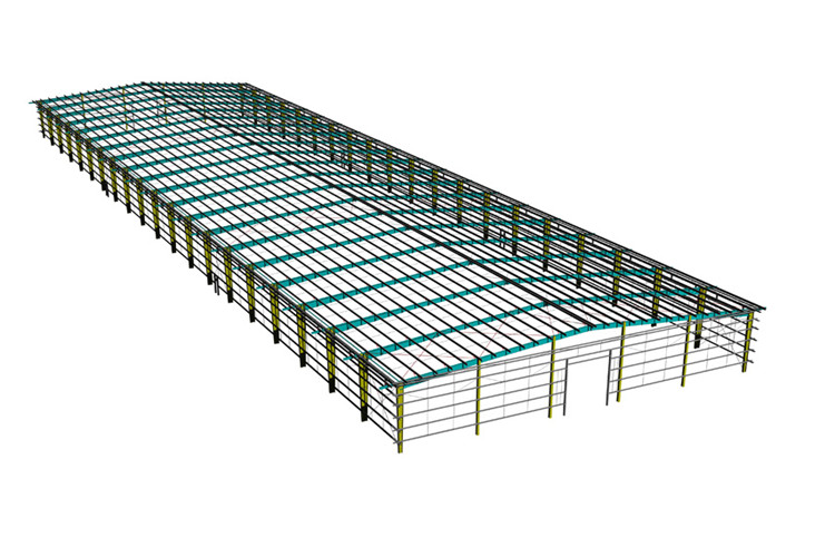 Edifícios de estrutura de aço pré-fabricados para armazém