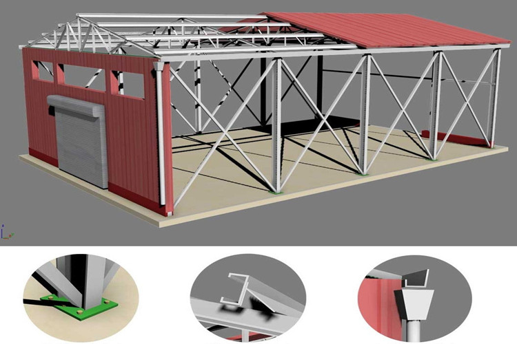 Constru&ccedil;&atilde;o do armaz&eacute;m