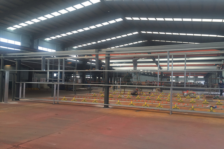 Fazenda de galinha de estrutura de a&ccedil;o