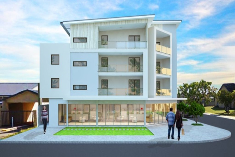 Linda casa de apartamentos