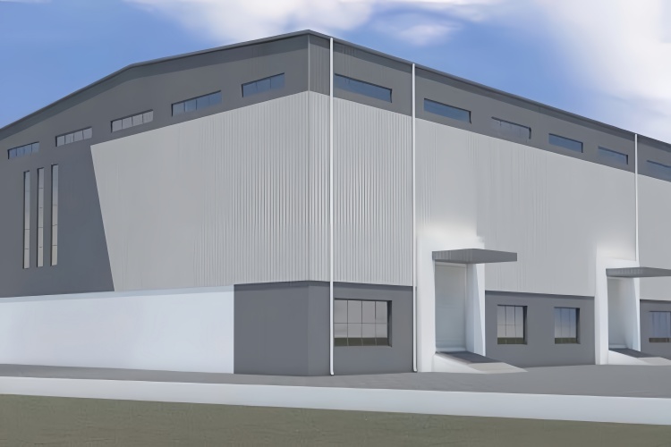 constru&ccedil;&atilde;o de estrutura de f&aacute;brica pr&eacute;-projetada