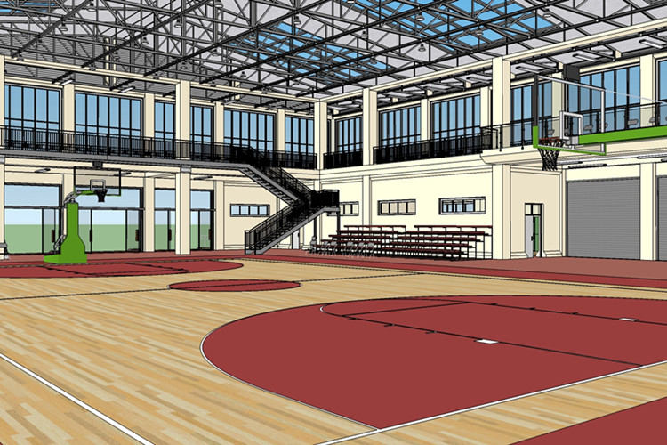 New School Gym.