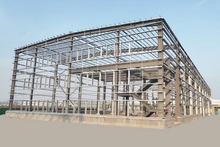 Fábrica de estrutura de aço com estrutura de aço de acúmulo H seção