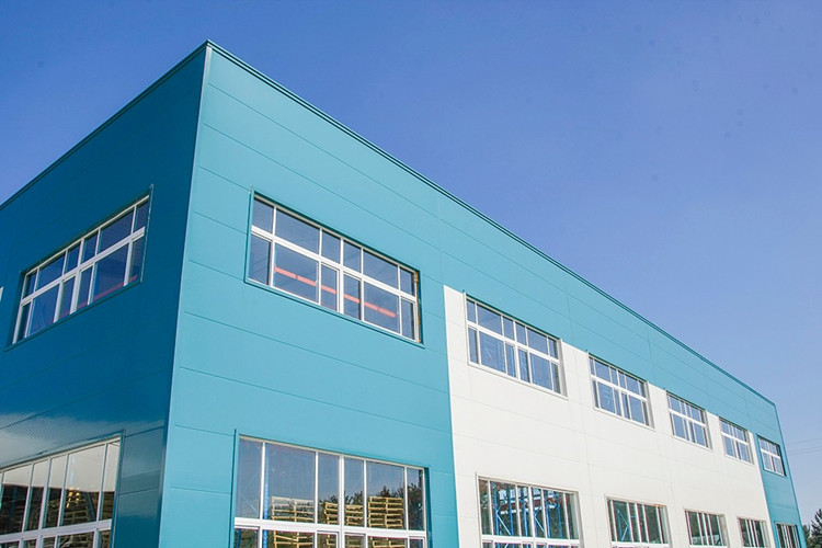 Edif&iacute;cio de painel de sandu&iacute;che PU