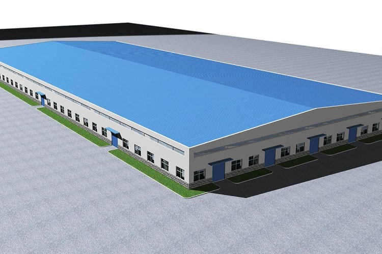 Fábrica de estrutura de aço com estrutura de aço de acúmulo H seção