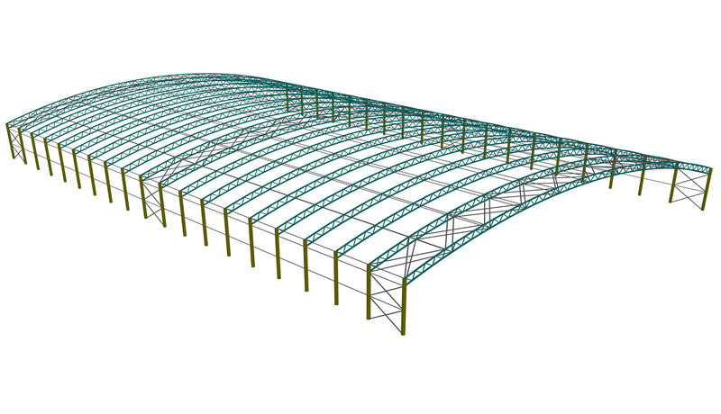 Frame de treli&ccedil;a de tubo.