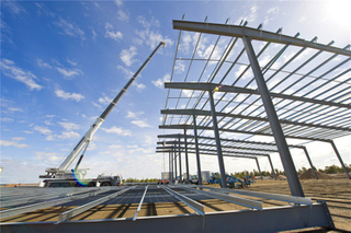 Edifício da estrutura da estrutura de aço para construção de oficina