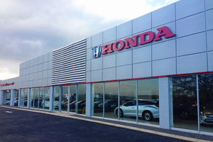 Honda Motors Showroom com estrutura de estrutura de aço para vendas de carros