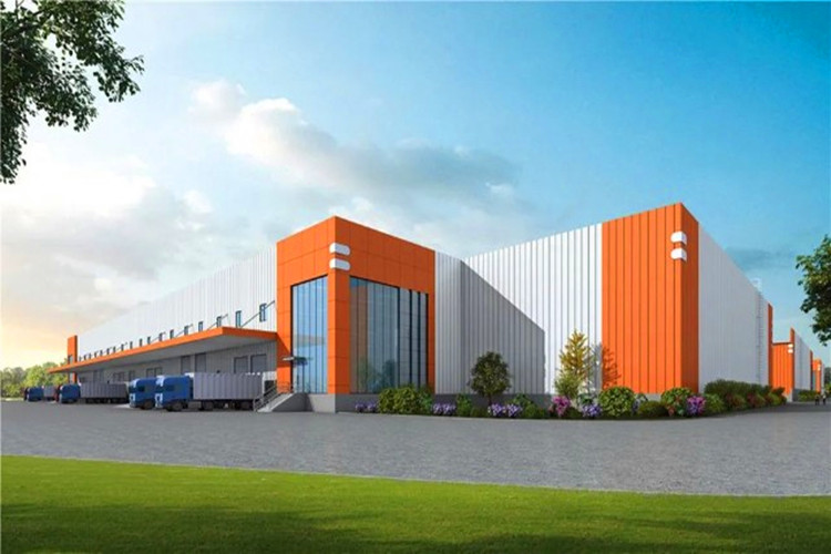 Construção de aço pré -fabricada para oficina de fábrica de produção industrial