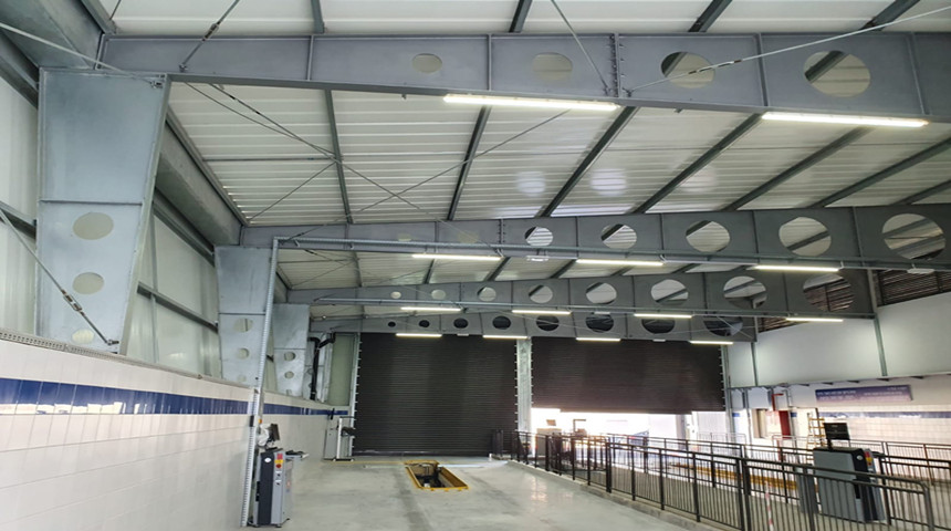 Feixes de a&ccedil;o Circle-Castellated