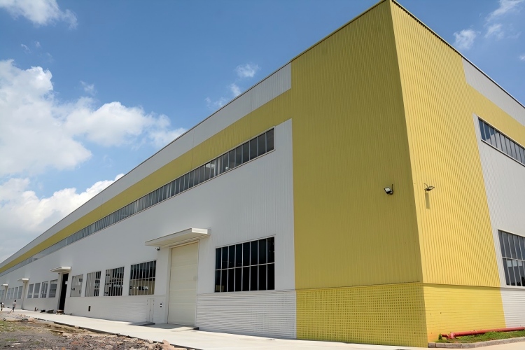 Projeto de estrutura de aço de armazém de qualidade com preço de fábrica