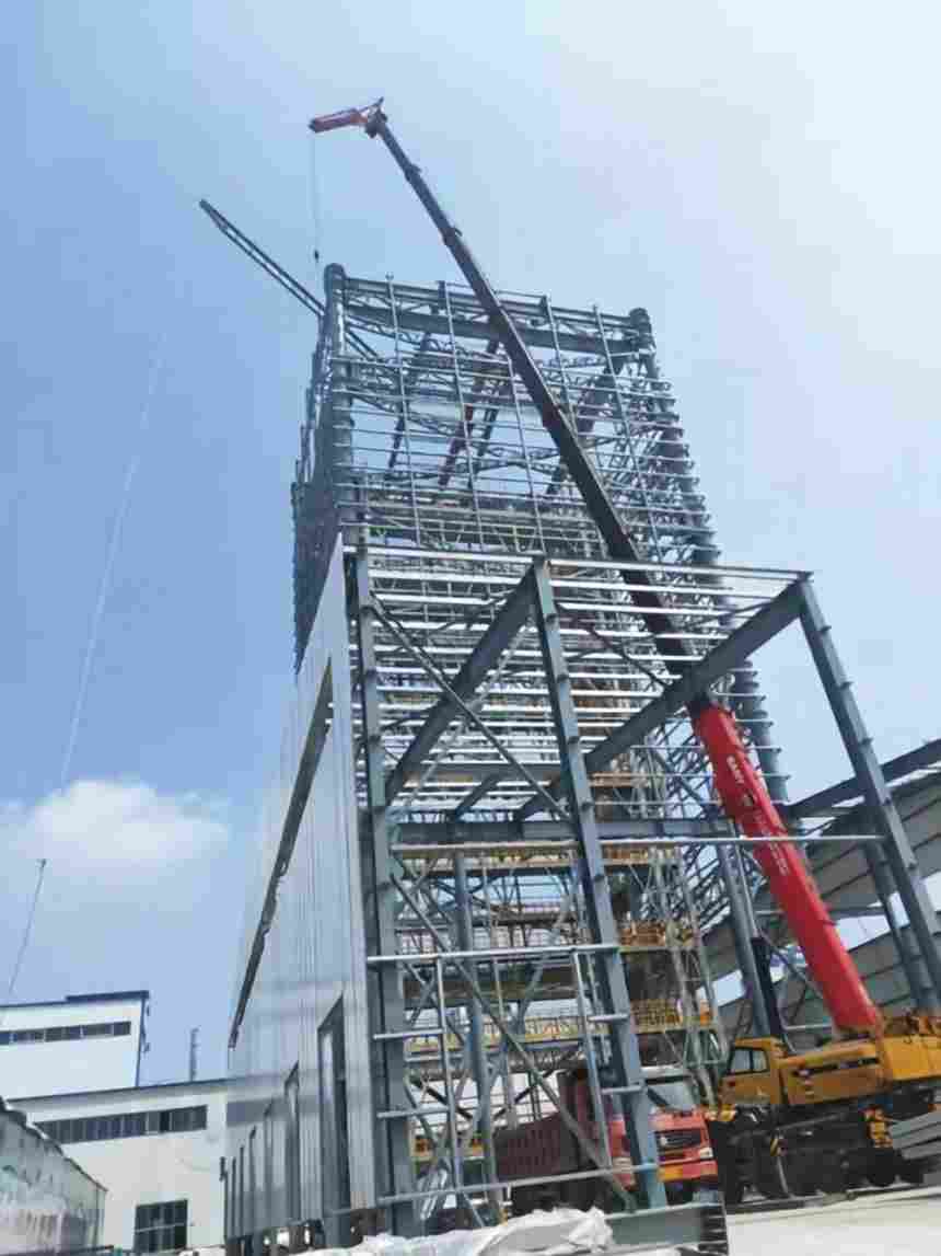 estrutura de a&ccedil;o para v&aacute;rios andares